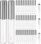 KPX 30 Pcs 10ml Clear Pink Lip Gloss Tube Containers Bulk, Refillable Lip Balm Bottles with Rubber Insert for DIY Makeup