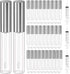 KPX 30 Pcs 10ml Clear Pink Lip Gloss Tube Containers Bulk, Refillable Lip Balm Bottles with Rubber Insert for DIY Makeup
