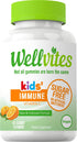 Sugar Free Kids Immune Daily Gummy Vitamins - Vegan, Non-GMO - 60 Count (30 Day Supply) - No Artificial Sweeteners,