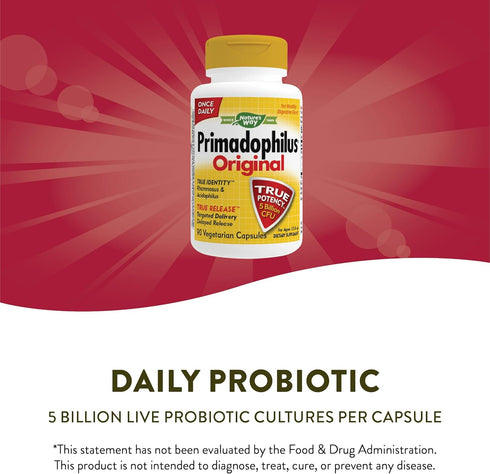 Nature's Way Primadophilus, 5 Billion, 90 Capsules