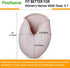 Povihome Toe Pouches Pads, Gel Cover for Women's Narrow Width Sizes 5-7 for Heel, Ballet, Point Shoes (1 Pair)