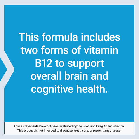 Life Extension B12 Elite - 60 Lozenges with Adenosylcobalamin and Methylcobalamin for Brain Health