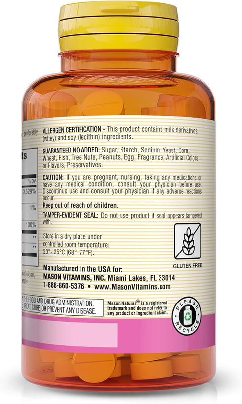 MASON NATURAL LECITHIN KELP/B6 | 100 TABS