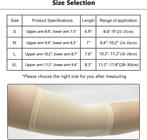 PICC Nursing Sleeve Cast Protector, Ultra-Soft Breathable Cover for Upper and Lower Arm, Weight: 88-210 Pounds (Beige,