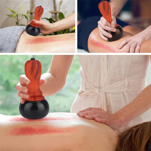 VEXIGO Electric Massager Gua Sha Hot Stone, Scraping Back Heat Massage Tool Scraping Your face Massage Relax The Skin