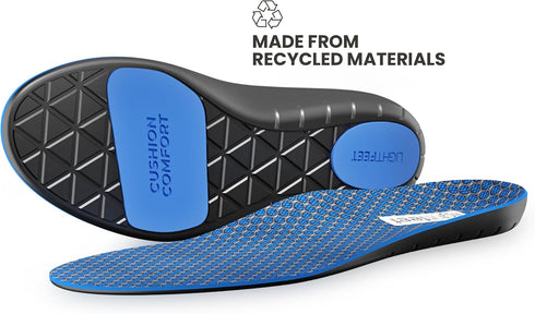 LightFeet Cushion Comfort Insoles: Super Soft and Comfortable Insoles | Designed by Australian Podiatrist with Gel