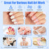 Poly Nail Extension Gel Files 100/180 Grit, 12 PCS Emery Boards for Acrylic Nails, Double-Sided Washable Manicure Tools