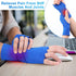 6 Pairs Fingerless Stress Relief Gloves, Lightweight Arthritis Gloves for Women and Men, Crocheting Craft
