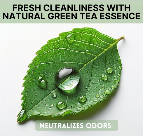 Hypoallergenic Laundry Soap Bar with Green Tea for Sensitive Skin - 3 Pcs