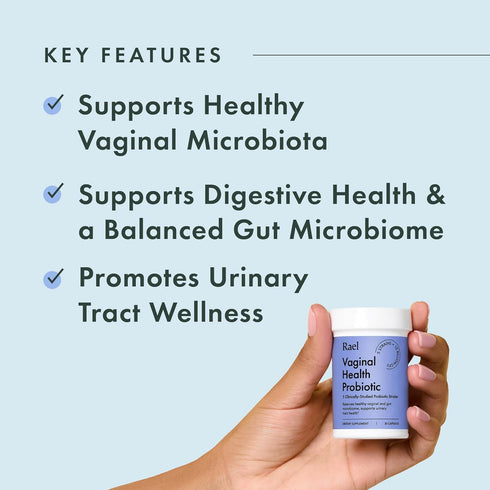 Immune (30 Rael Probiotics for Women - pH Balance Supplement with Prebiotics, Vaginal Health Servings)