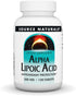 Source Naturals Alpha Lipoic Acid 200 mg - Supports Healthy Sugar Metabolism, Liver Function & Energy Generation - 120
