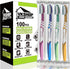 100 Bulk Travel Toothbrushes | Portable Individually Wrapped Toothbrush for Adults & Children | Disposable Soft Bristle