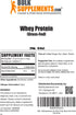BulkSupplements.com Grass Fed Whey Protein Powder - Unflavored Whey Protein Powder, Grass Feed Whey Protein Concentrate - Gluten Free, 30g per Serving, 250g (8.8 oz) (Pack of 1)