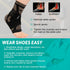 INDEEMAX Ankle Brace for Women & Men, Copper Infused Compression Sleeve for Sprained Ankle, Plantar Fasciitis Pain