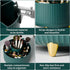 Makeup Brush Holder Organizer, 360° Rotating 5 Slot Cup for Cosmetics, Nail Polish, Art Supply