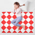 miaozhen 52" 34" Buffalo Plaid Red White Extra Large Resuable Baby Bed Pad Soft Absorbent Potty Training Pads Changing