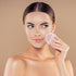 24Pcs Cotton Round Powder Puff Pads with Strap, Face Powder Puffs for Loose and Foundation Cosmetics