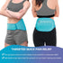 Comfytemp Ice Pack for Back Pain Relief, Reusable Gel Lower Back Wrap, 2 Packs, FSA HSA Approved, Hot Cold Compression