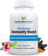 Immune Support Capsules with Elderberry, Vitamin C, Echinacea, Garlic, Zinc, Turmeric - 60 Vegan Capsules