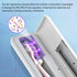 YourMate UVC Toothbrush Case for Travel and Household, Power by AA Battery or USB-C Cord, White