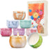 Scented Candles Gift Set for Women, 8 Pack Fruity Floral Soy Wax