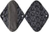 Sigzagor 6 12 Inch Pieces Heavy Flow Charcoal Bamboo Mama Cloth/Menstrual Pads/Reusable Sanitary Pads