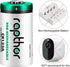 rapthor CR123A Lithium Batteries 3V, 12 Pack 1650mAh High Capacity Non-Rechargeable 123A Photo Battery for Camera