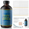 Hbaid Castor Oil Organic Cold Pressed Unrefined in Glass Bottle (8fl.oz/237ml), 20 Pieces