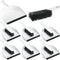Zubebe 6 Pcs Mini Dustpan and Brush Set, Portable Hand Broom and Dustpan for Home, Office, Kitchen, Table, Floor