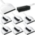 Zubebe 6 Pcs Mini Dustpan and Brush Set, Portable Hand Broom and Dustpan for Home, Office, Kitchen, Table, Floor