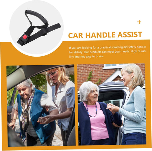Standing Aid Handle for Elderly Portable Car Assist Grip for Easy Transfer and Support Durable Non-Deformation Design