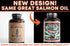 Wild Alaskan Salmon Fish Oil Omega 3 Supplement by Kwee-Jack Fish Co. | 120 Softgels 1000mg Salmon Oil | Anti-inflammation Brain Heart Joint Health