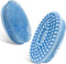 Silicone Body Scrubber, Handheld Shower Brush, Soft Loofah Bath Scrubber for Deep Clean, Blue