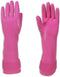 Mamison Quality Kitchen Non-Slip Reusable Rubber Gloves, Medium, 5 Pairs for Household Cleaning and Home Improvement