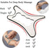Mikako Stainless Steel Scraping Gua Sha Tools Massage Tool, Muscle Scraper Tool, IASTM Massage Tools for Relaxing Soft