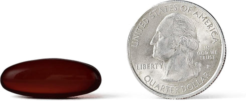 Omega-3 900mg 4in1, 60 2x Omega-3, 60 Count Megared Fish & Krill Oil Supplement - MegaRed Advanced softgels, More