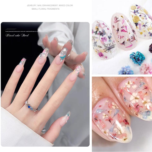 3 Boxes Mini Dry Flowers, Tiny Dried Flowers for Nails Crafts and DIY Resin Mold Jewelry Making