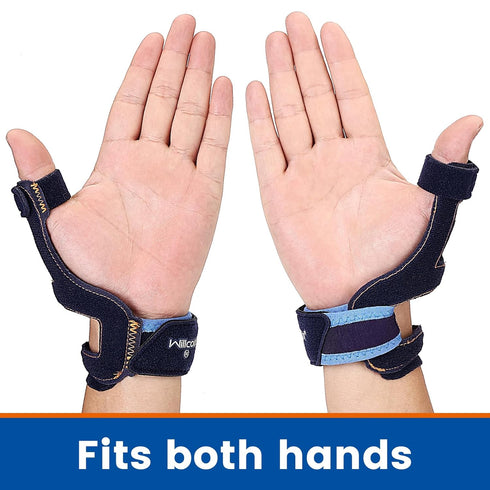 Ventilated Thumb Brace for Arthritis Pain Relief, Spica Splint for Tendonitis, Trigger Finger, Medium Size