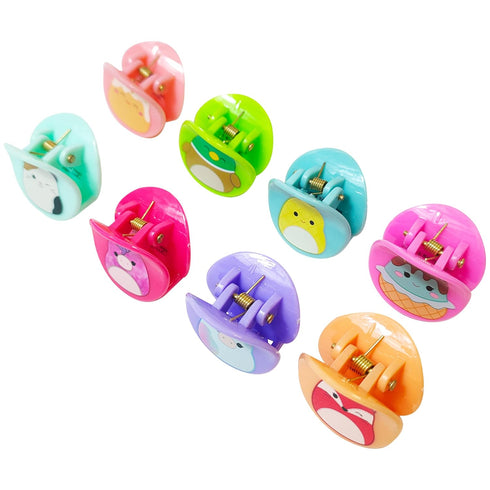 Kids Butterfly Hair Clips - 8 Cute Multi-Color Clips with Small Soft Claw for Ages 3+