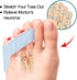 Povihome 10 Pack Pinky Toe Separator for Overlapping Toes, Spacers for Morton's Neuroma Pain Relief