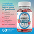 YUM-V'S Zero Sugar Probiotic Gummies, 60ct Sugar Free Digestive Health Supplements for Women, Men & Kids