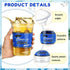 KaTiSeMo 2026 48 Pack 16 oz 2026 Graduation Cups - Class of Plastic Cups, Blue and White Graduation Party Cups, Rigid