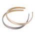 VOCOSTE 2 Pcs Solid Simple Satin Headbands, Fashion Hair Hoop for Women, Anti Slip Accessories, Champagne, Purple