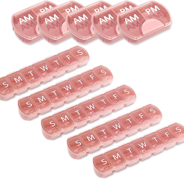VirgoCCY 10 Pack (Weekly & Daily), 2 Times a Day (AM/PM) + 7-Day