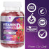 Vitamin D3 Gummies Extra Strength 5000 IU (125 mcg), Nature's Berry Vitamin D Supplement, 120 Gummies, Non-GMO