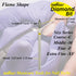Nail Drill EFile Flame-Shape Diamond Bit for Nail Techs, Electric Manicure Drill Machine, Double Hand Use (0.1 in,
