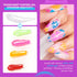 Makartt 3D Painting Gel, Clear Nail Gel for Nail Art, Chrome Nail Powder Micro 3D Sculpting Gel for DIY