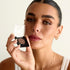 Palladio Dark Brown Brow Powder for Eyebrows, Soft & Natural, Jojoba Oil & Shea Butter, Compact with Brush