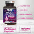 Collagen Peptides for Women & Men, Type I, II, III, V, X, Hydrolyzed Collagen Pills, 120 Capsules, Hair, Skin, Joint