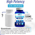 We Like Vitamins Glutathione 500mg Per Serving - 60 Glutathione Capsules, Highly Bioavailable Reduced Glutathione